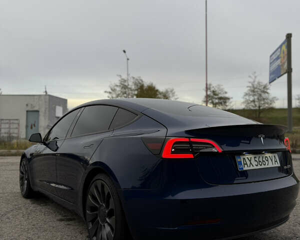 Тесла Модель 3 2022 в Харькове на Automoto.ua Синий Тесла Модель 3, объемом двигателя 0 л и пробегом 52 тыс. км за 24999 $, фото 6 на Automoto.ua