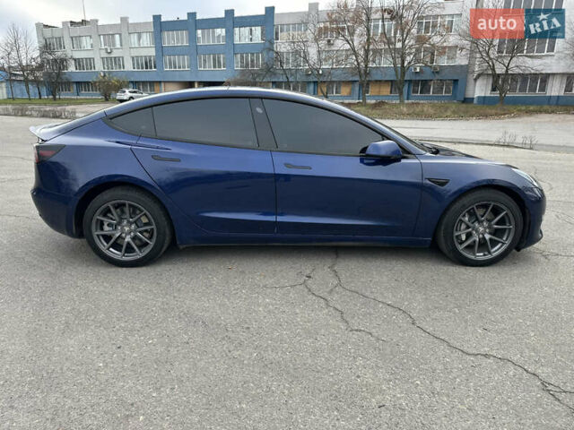 Синий Тесла Модель 3, объемом двигателя 0 л и пробегом 29 тыс. км за 18500 $, фото 1 на Automoto.ua