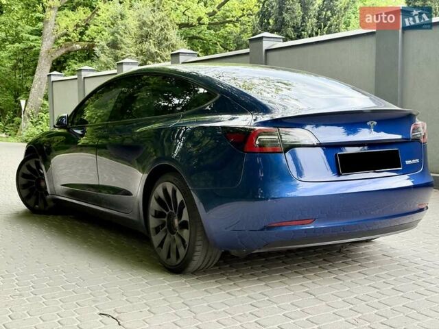 Синий Тесла Модель 3, объемом двигателя 0 л и пробегом 31 тыс. км за 23500 $, фото 3 на Automoto.ua