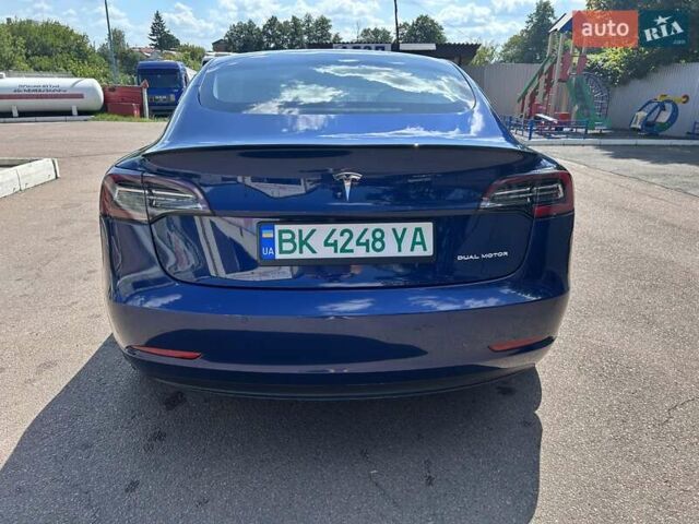 Синій Тесла Модель 3, об'ємом двигуна 0 л та пробігом 67 тис. км за 22500 $, фото 1 на Automoto.ua