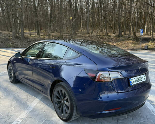 Синий Тесла Модель 3, объемом двигателя 0 л и пробегом 48 тыс. км за 17500 $, фото 6 на Automoto.ua