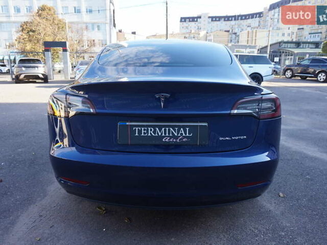 Синий Тесла Модель 3, объемом двигателя 0 л и пробегом 58 тыс. км за 22900 $, фото 6 на Automoto.ua