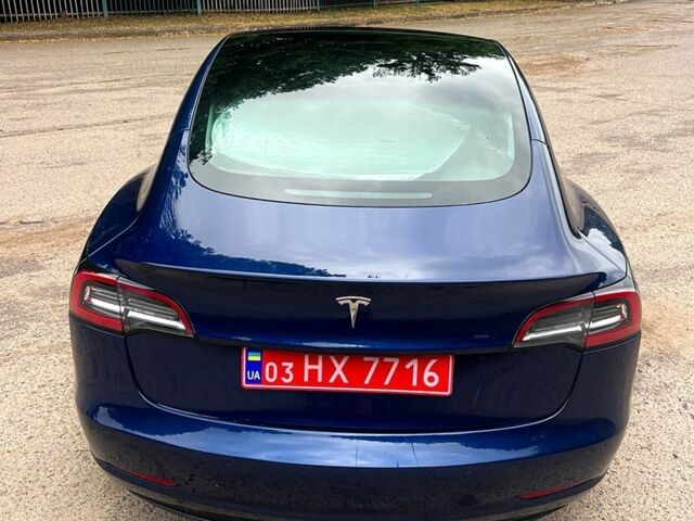 Синий Тесла Модель 3, объемом двигателя 0 л и пробегом 46 тыс. км за 20700 $, фото 3 на Automoto.ua