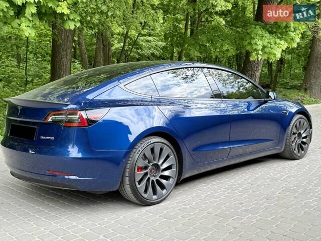 Синий Тесла Модель 3, объемом двигателя 0 л и пробегом 31 тыс. км за 23500 $, фото 8 на Automoto.ua