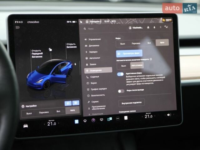 Синій Тесла Модель 3, об'ємом двигуна 0 л та пробігом 88 тис. км за 25000 $, фото 22 на Automoto.ua