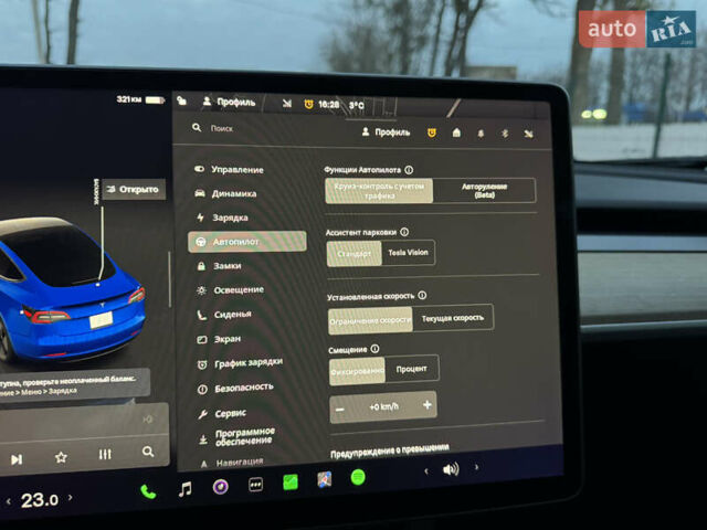 Синий Тесла Модель 3, объемом двигателя 0 л и пробегом 53 тыс. км за 19500 $, фото 21 на Automoto.ua