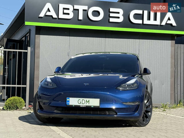 Синій Тесла Модель 3, об'ємом двигуна 0 л та пробігом 55 тис. км за 24400 $, фото 4 на Automoto.ua