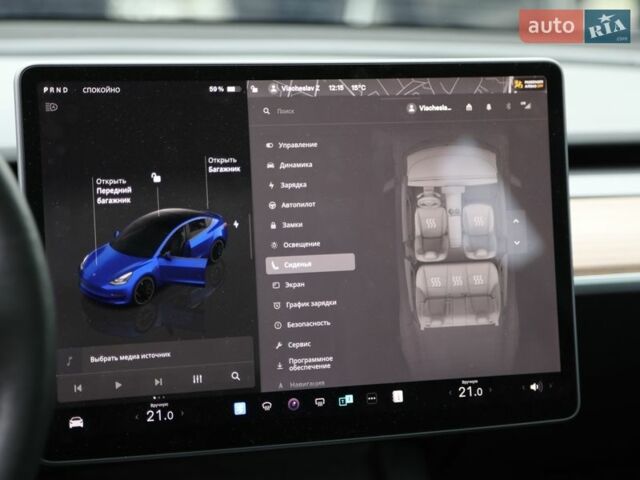 Синій Тесла Модель 3, об'ємом двигуна 0 л та пробігом 88 тис. км за 25000 $, фото 23 на Automoto.ua