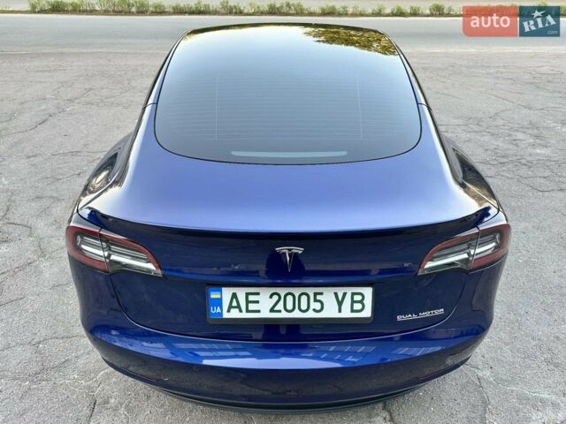 Синій Тесла Модель 3, об'ємом двигуна 0 л та пробігом 35 тис. км за 20500 $, фото 1 на Automoto.ua
