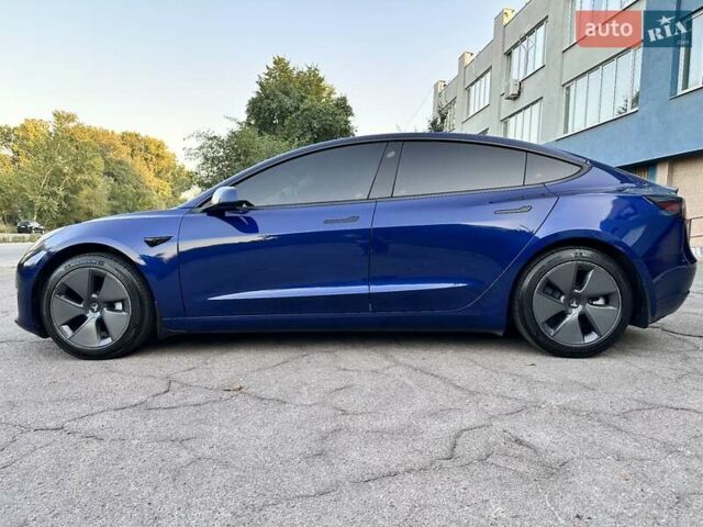Тесла Модель 3 2022 в Днепре (Днепропетровске) на Automoto.ua Синий Тесла Модель 3, объемом двигателя 0 л и пробегом 28 тыс. км за 23500 $, фото 9 на Automoto.ua