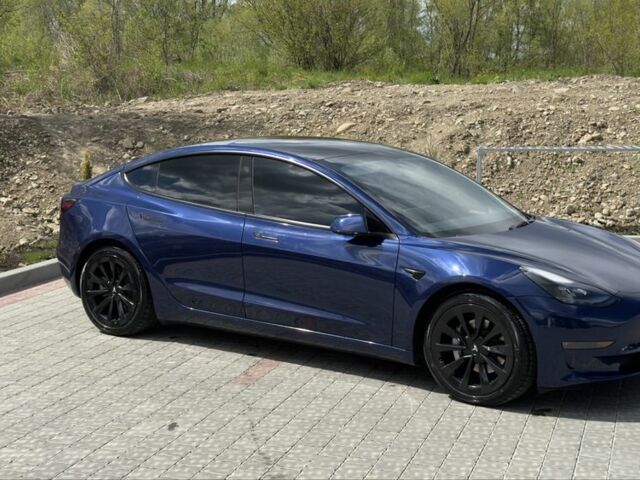 Синий Тесла Модель 3, объемом двигателя 0 л и пробегом 35 тыс. км за 22800 $, фото 1 на Automoto.ua