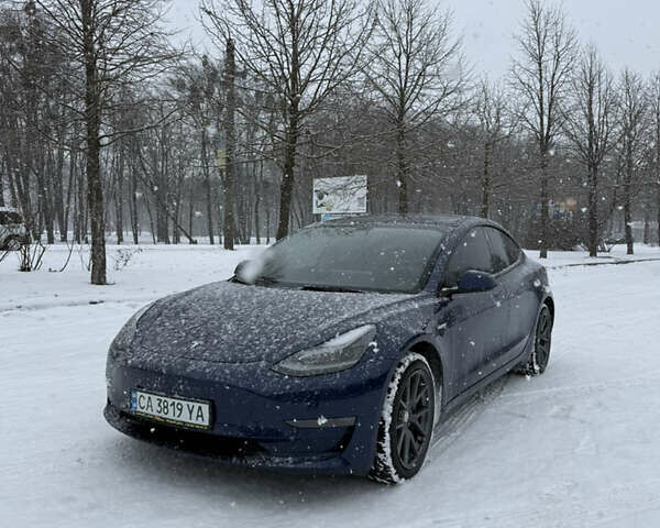 Синий Тесла Модель 3, объемом двигателя 0 л и пробегом 34 тыс. км за 19750 $, фото 4 на Automoto.ua