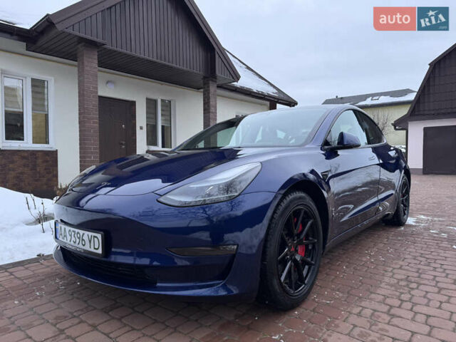 Синий Тесла Модель 3, объемом двигателя 0 л и пробегом 120 тыс. км за 18500 $, фото 1 на Automoto.ua