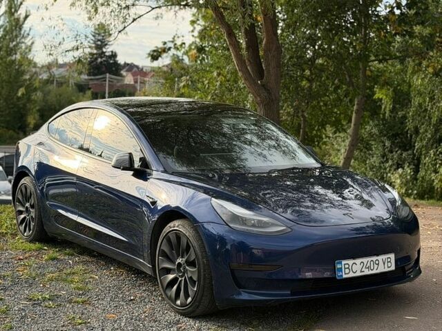 Синій Тесла Модель 3, об'ємом двигуна 0 л та пробігом 153 тис. км за 18500 $, фото 1 на Automoto.ua