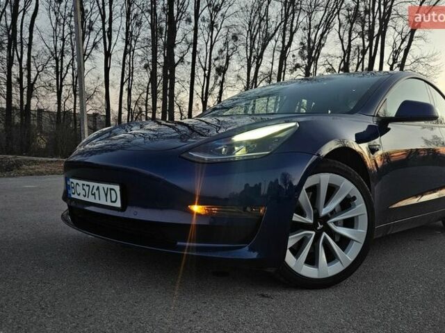 Синий Тесла Модель 3, объемом двигателя 0 л и пробегом 92 тыс. км за 19200 $, фото 4 на Automoto.ua