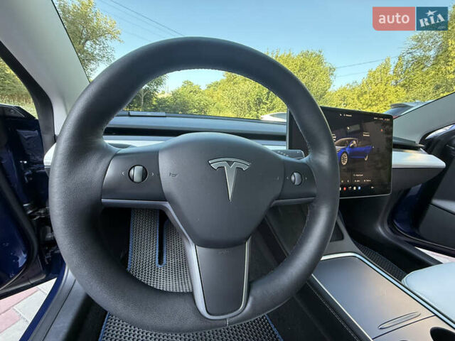 Тесла Модель 3 2022 в Днепре (Днепропетровске) на Automoto.ua Синий Тесла Модель 3, объемом двигателя 0 л и пробегом 25 тыс. км за 21200 $, фото 38 на Automoto.ua