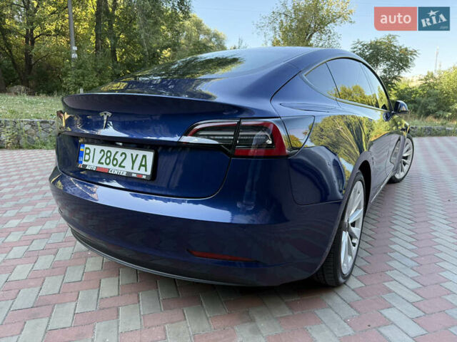 Тесла Модель 3 2022 в Днепре (Днепропетровске) на Automoto.ua Синий Тесла Модель 3, объемом двигателя 0 л и пробегом 25 тыс. км за 21200 $, фото 12 на Automoto.ua