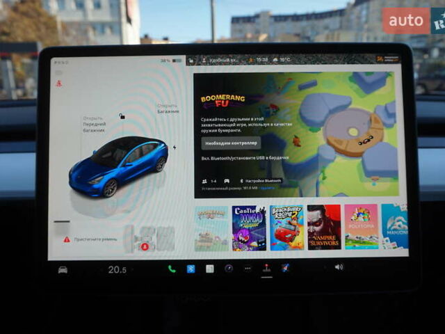 Синий Тесла Модель 3, объемом двигателя 0 л и пробегом 58 тыс. км за 22900 $, фото 52 на Automoto.ua