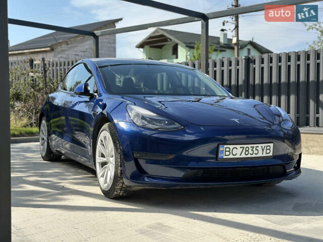 Синий Тесла Модель 3, объемом двигателя 0 л и пробегом 123 тыс. км за 15600 $, фото 2 на Automoto.ua