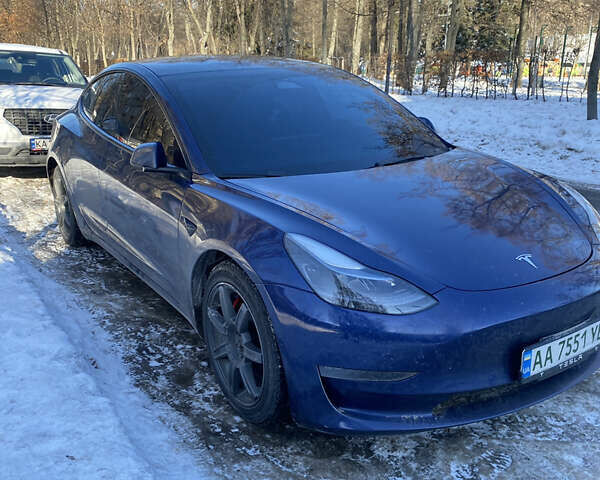 Синий Тесла Модель 3, объемом двигателя 0 л и пробегом 85 тыс. км за 20500 $, фото 1 на Automoto.ua