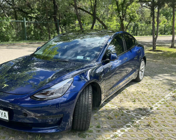Синий Тесла Модель 3, объемом двигателя 0 л и пробегом 114 тыс. км за 16500 $, фото 1 на Automoto.ua