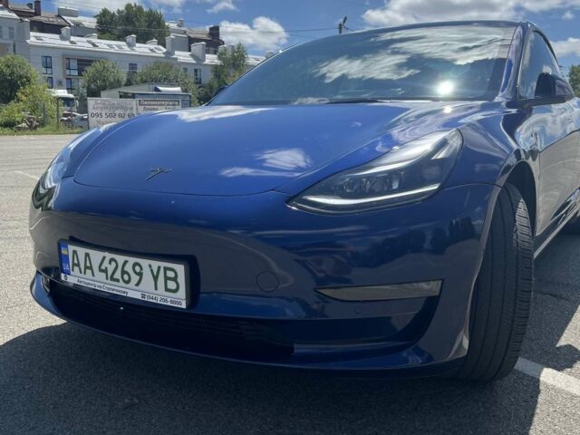 Синий Тесла Модель 3, объемом двигателя 0 л и пробегом 93 тыс. км за 21500 $, фото 2 на Automoto.ua