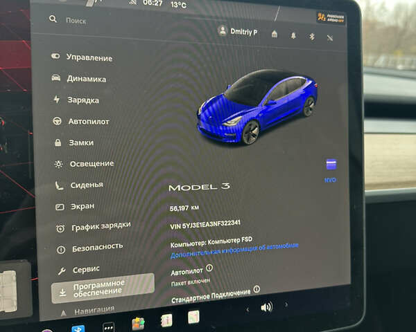 Синий Тесла Модель 3, объемом двигателя 0 л и пробегом 50 тыс. км за 22000 $, фото 24 на Automoto.ua