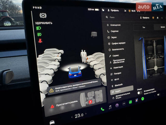 Синий Тесла Модель 3, объемом двигателя 0 л и пробегом 53 тыс. км за 19500 $, фото 25 на Automoto.ua