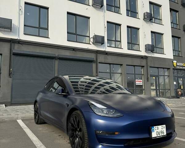 Синій Тесла Модель 3, об'ємом двигуна 0 л та пробігом 79 тис. км за 26500 $, фото 5 на Automoto.ua