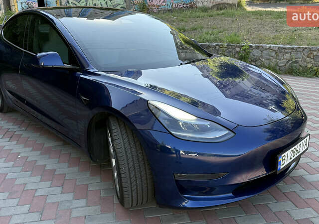 Тесла Модель 3 2022 в Днепре (Днепропетровске) на Automoto.ua Синий Тесла Модель 3, объемом двигателя 0 л и пробегом 25 тыс. км за 21200 $, фото 18 на Automoto.ua
