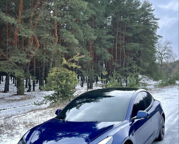 Синій Тесла Модель 3, об'ємом двигуна 0 л та пробігом 160 тис. км за 18888 $, фото 2 на Automoto.ua