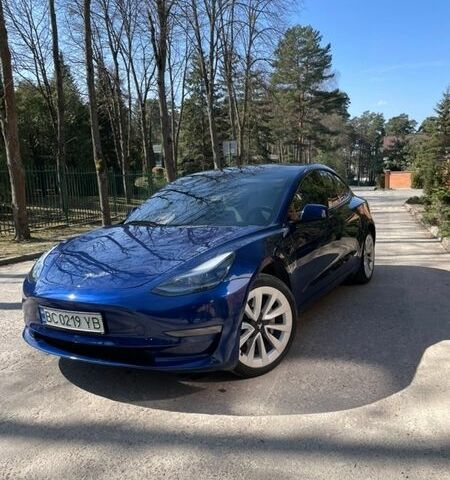 Синий Тесла Модель 3, объемом двигателя 0 л и пробегом 32 тыс. км за 23900 $, фото 4 на Automoto.ua