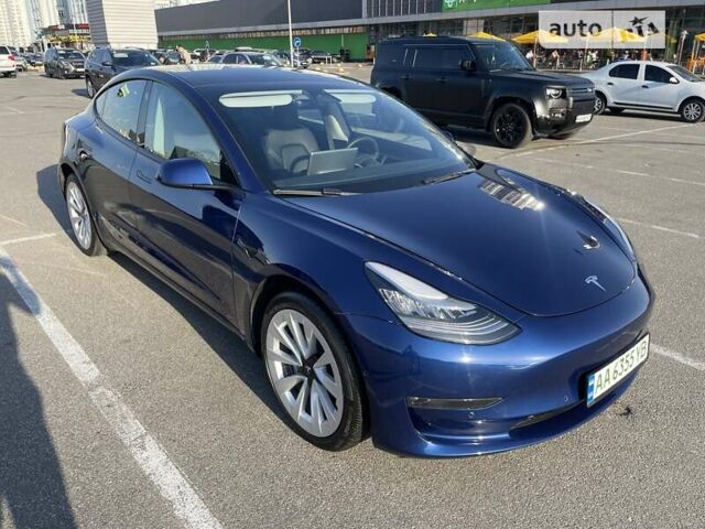 Синій Тесла Модель 3, об'ємом двигуна 0 л та пробігом 28 тис. км за 24500 $, фото 1 на Automoto.ua