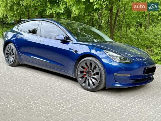 Синий Тесла Модель 3, объемом двигателя 0 л и пробегом 31 тыс. км за 23500 $, фото 5 на Automoto.ua