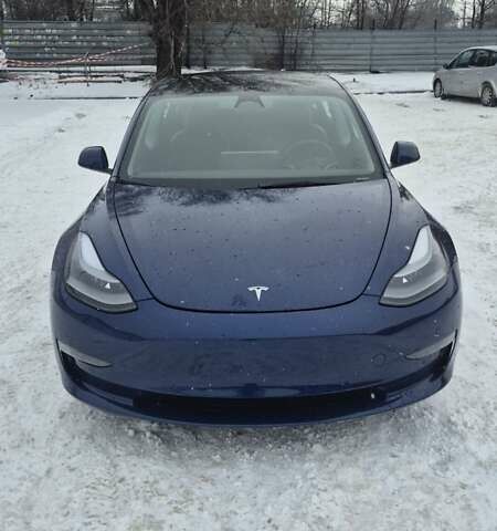 Синий Тесла Модель 3, объемом двигателя 0 л и пробегом 100 тыс. км за 18500 $, фото 2 на Automoto.ua