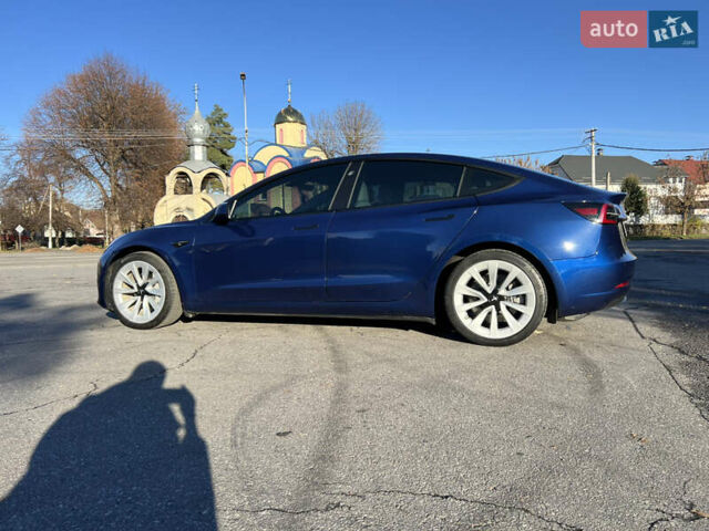 Синий Тесла Модель 3, объемом двигателя 0 л и пробегом 102 тыс. км за 23000 $, фото 1 на Automoto.ua