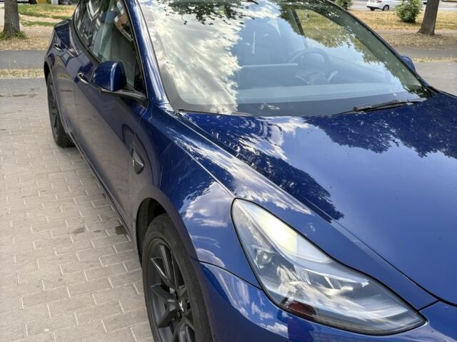Синий Тесла Модель 3, объемом двигателя 0 л и пробегом 60 тыс. км за 22500 $, фото 1 на Automoto.ua