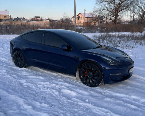 Синий Тесла Модель 3, объемом двигателя 0 л и пробегом 86 тыс. км за 25000 $, фото 5 на Automoto.ua