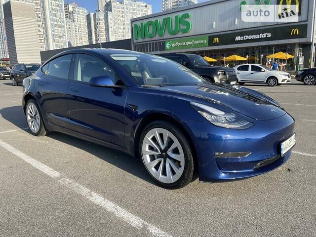 Синій Тесла Модель 3, об'ємом двигуна 0 л та пробігом 28 тис. км за 24500 $, фото 2 на Automoto.ua