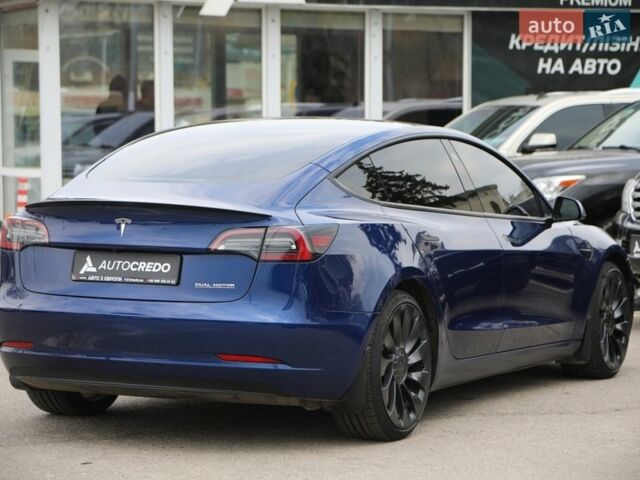 Синій Тесла Модель 3, об'ємом двигуна 0 л та пробігом 88 тис. км за 25000 $, фото 4 на Automoto.ua