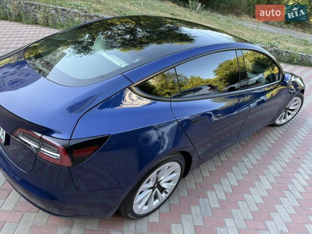 Тесла Модель 3 2022 в Днепре (Днепропетровске) на Automoto.ua Синий Тесла Модель 3, объемом двигателя 0 л и пробегом 25 тыс. км за 21200 $, фото 13 на Automoto.ua