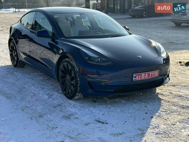 Синий Тесла Модель 3, объемом двигателя 0 л и пробегом 65 тыс. км за 24000 $, фото 25 на Automoto.ua