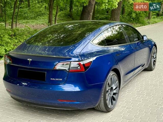 Синий Тесла Модель 3, объемом двигателя 0 л и пробегом 31 тыс. км за 23500 $, фото 11 на Automoto.ua