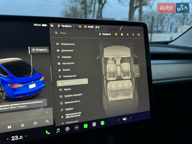 Синий Тесла Модель 3, объемом двигателя 0 л и пробегом 53 тыс. км за 19500 $, фото 24 на Automoto.ua