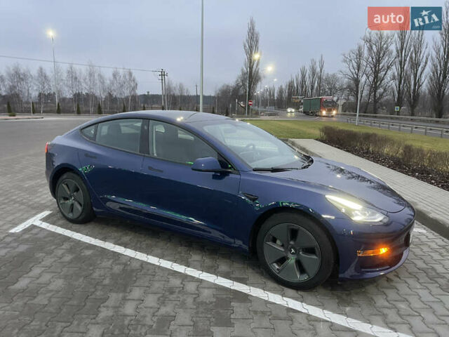 Синий Тесла Модель 3, объемом двигателя 0 л и пробегом 35 тыс. км за 22000 $, фото 2 на Automoto.ua