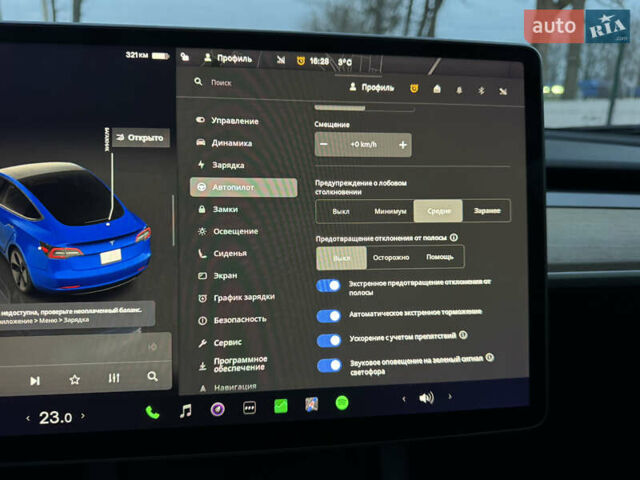 Синий Тесла Модель 3, объемом двигателя 0 л и пробегом 53 тыс. км за 19500 $, фото 23 на Automoto.ua