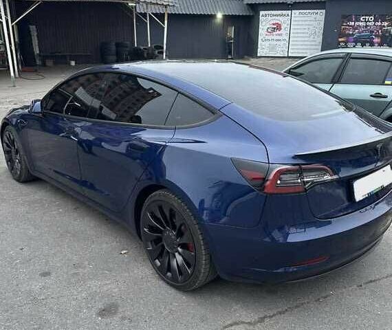 Тесла Модель 3 2022 у Львові на Automoto.ua Синій Тесла Модель 3, об'ємом двигуна 0 л та пробігом 36 тис. км за 18000 $, фото 3 на Automoto.ua