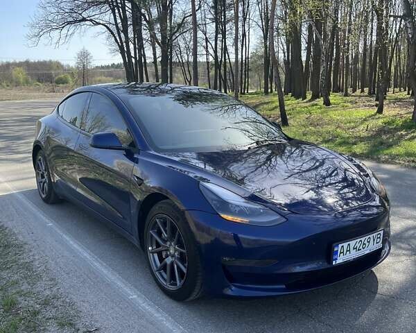 Синій Тесла Модель 3, об'ємом двигуна 0 л та пробігом 55 тис. км за 25000 $, фото 1 на Automoto.ua
