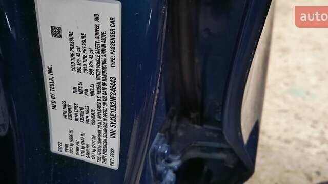 Синий Тесла Модель 3, объемом двигателя 0 л и пробегом 273 тыс. км за 16200 $, фото 4 на Automoto.ua