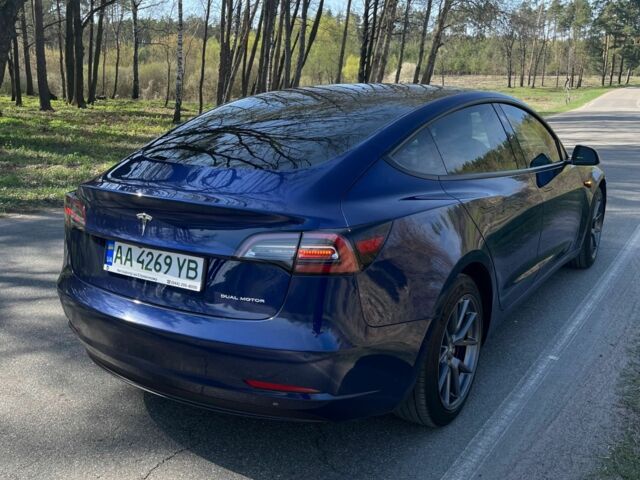 Синій Тесла Модель 3, об'ємом двигуна 0 л та пробігом 52 тис. км за 25000 $, фото 4 на Automoto.ua